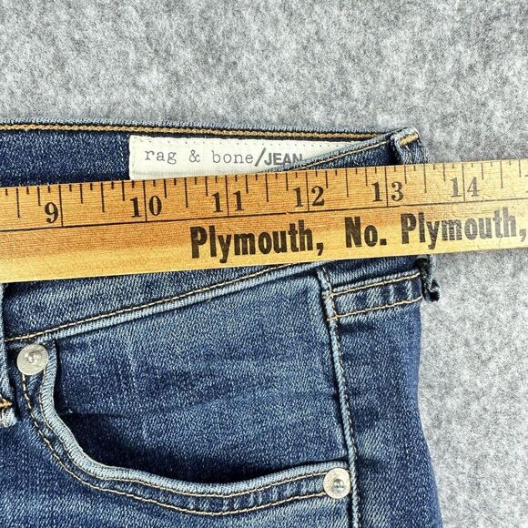 Rag & Bone Jeans Womens 26 Blue Skinny Capri in Sonoma Preppy Capsule Basic - Picture 12 of 14
